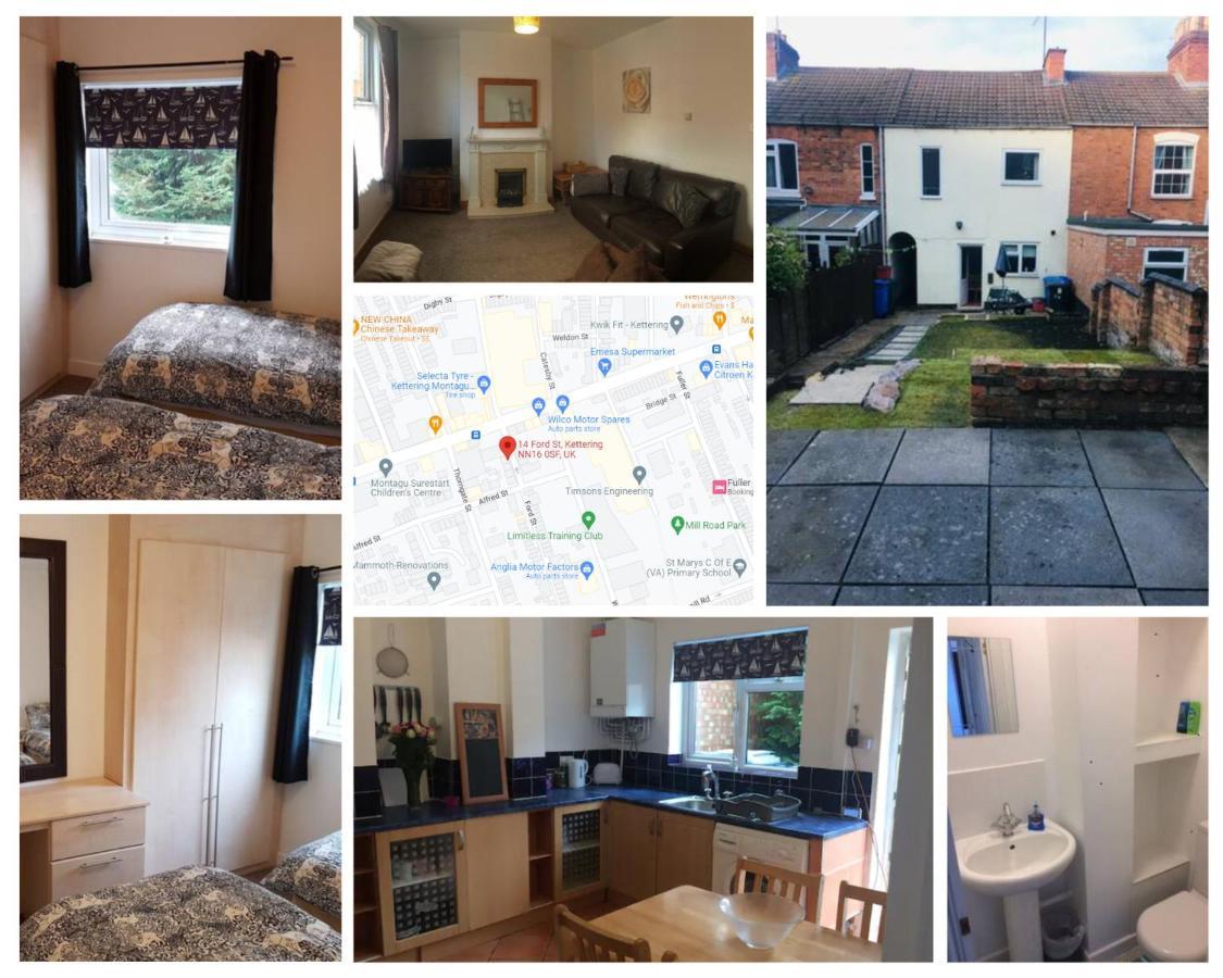 4 Bedroom House For Corporate Stays In Kettering Esterno foto